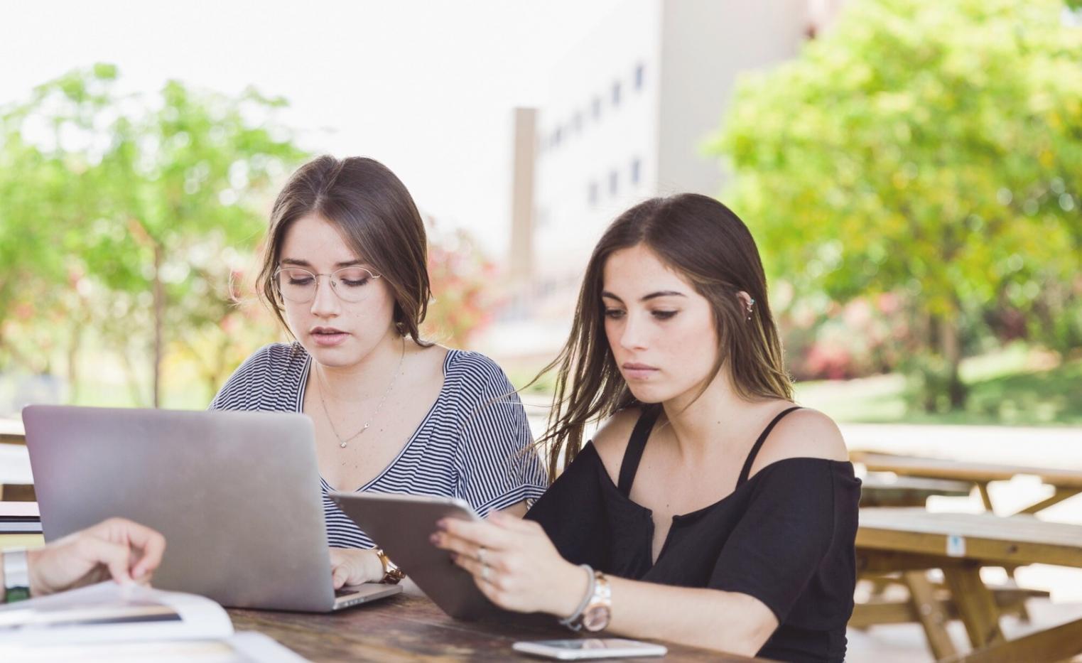 Small group discussion during budget communication workshop